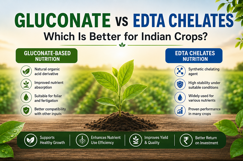 Gluconate vs EDTA Chelates: Which Is Better for Indian Crops?
